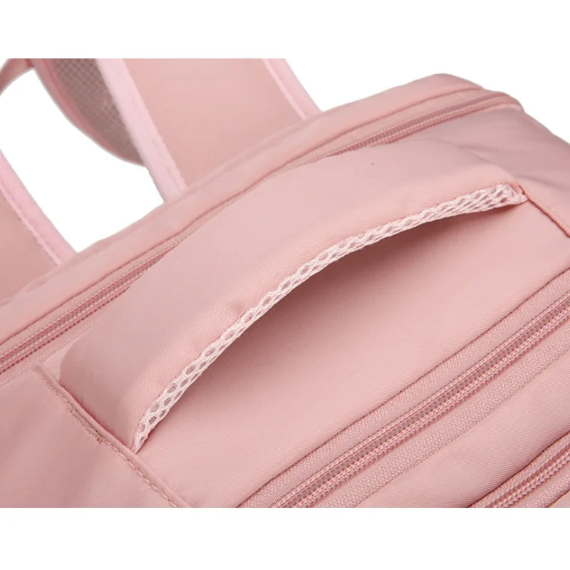 Large capacity travel backpack,with shoe bag compartment, laptop backpack,with charging port, stylish travel commuter bag