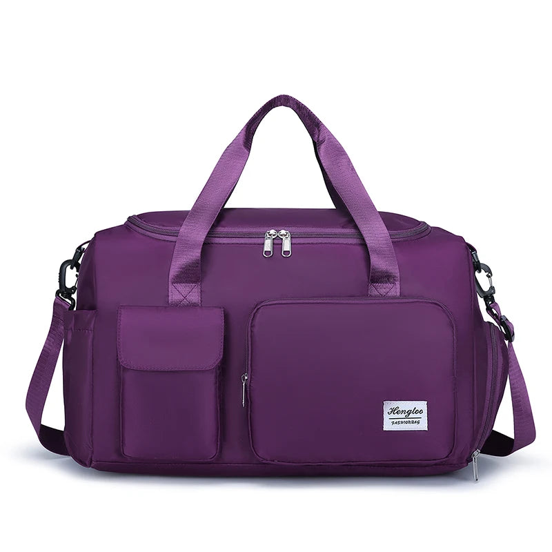 Wet and dry separation large capacity travel bag,leisure outdoor travel bag tote bag,fitness yoga bag,weekend tote overnight bag