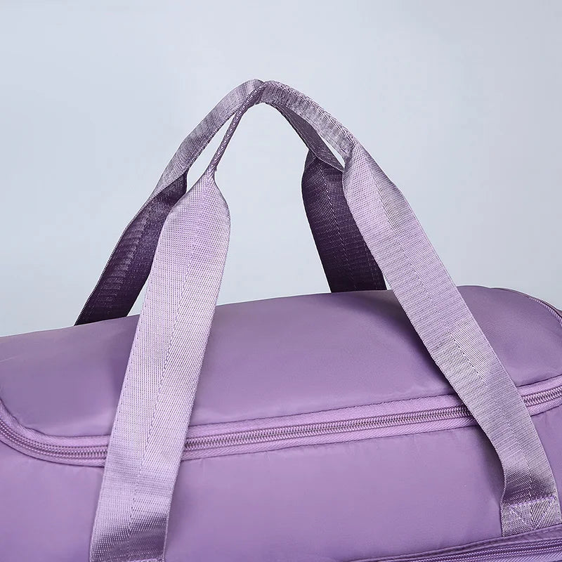 Wet and dry separation large capacity travel bag,leisure outdoor travel bag tote bag,fitness yoga bag,weekend tote overnight bag