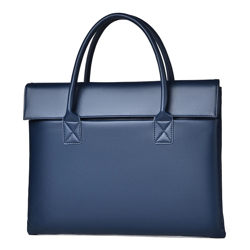 Large Capacity Laptop Bag - Stylish and durable briefcase with multiple compartments for daily essentials and laptop accessories