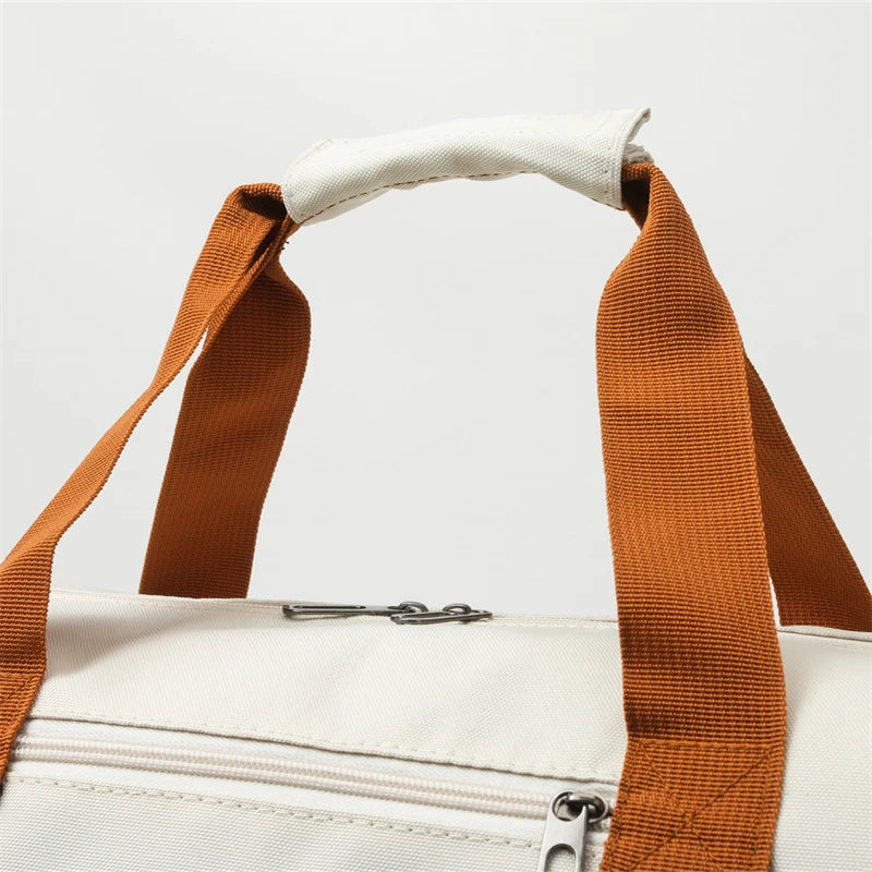 Large-capacity portable travel bag, lightweight gym bag, independent shoe compartment, shoulder messenger bag.