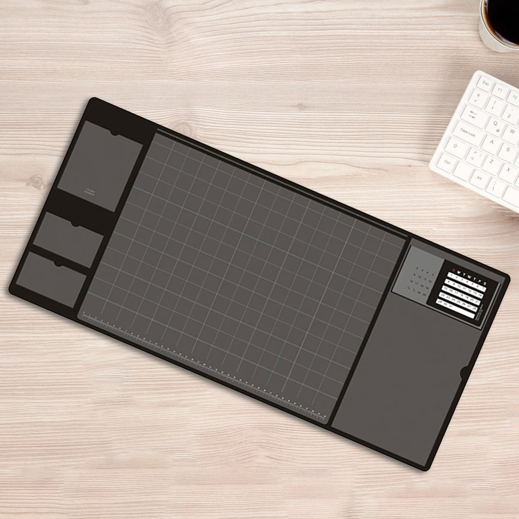 Desk Protect Pad Desk Mat Desk Writing Pad Desk Mouse Keyboard Pad PU Leather Office Desk Mat ,for Keyboard Laptop Home Office