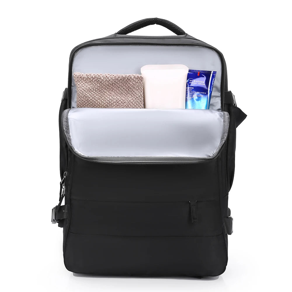 Large capacity multifunctional backpack, multiple compartments, suitable for travel, school and daily use, travel backpack