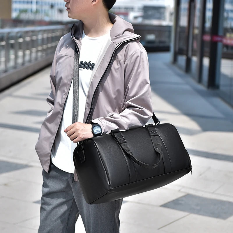 LargeCapacityTravelBag,Gym Bag,Separation of Wet and Dry,Independent shoe compartment,Suitablefortravel,fitness,weekend vacation