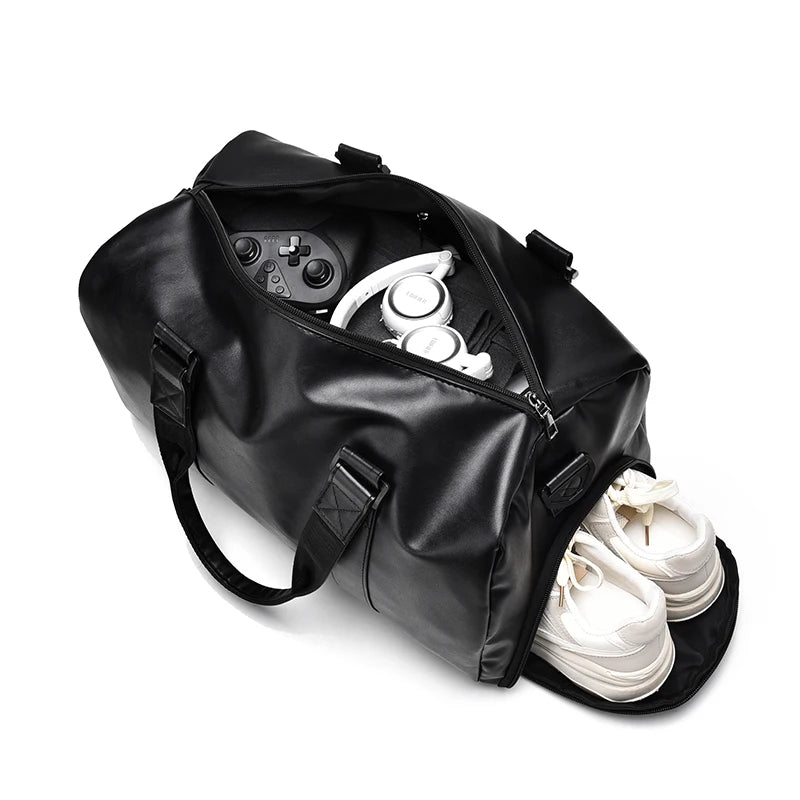 LargeCapacityTravelBag,Gym Bag,Separation of Wet and Dry,Independent shoe compartment,Suitablefortravel,fitness,weekend vacation