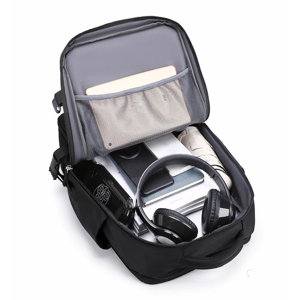 Large capacity multifunctional backpack, multiple compartments, suitable for travel, school and daily use, travel backpack