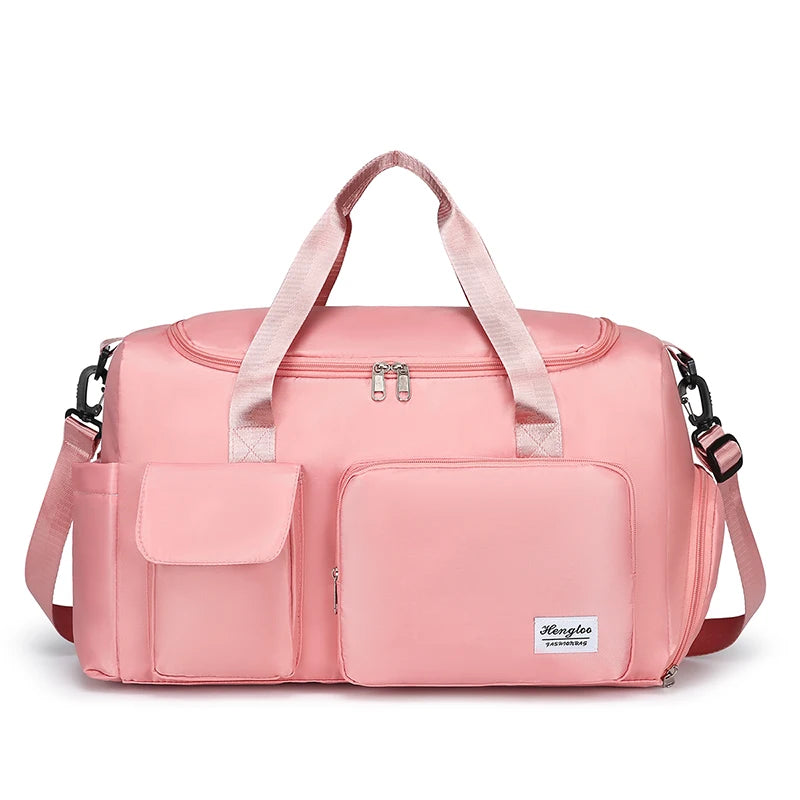 Wet and dry separation large capacity travel bag,leisure outdoor travel bag tote bag,fitness yoga bag,weekend tote overnight bag