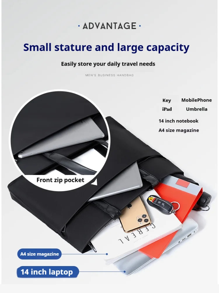 Laptop Tote Bag -  Large Capacity Business Office Handbag with Notebook Compartment，Briefcase Business Men's Bag Computer Bag