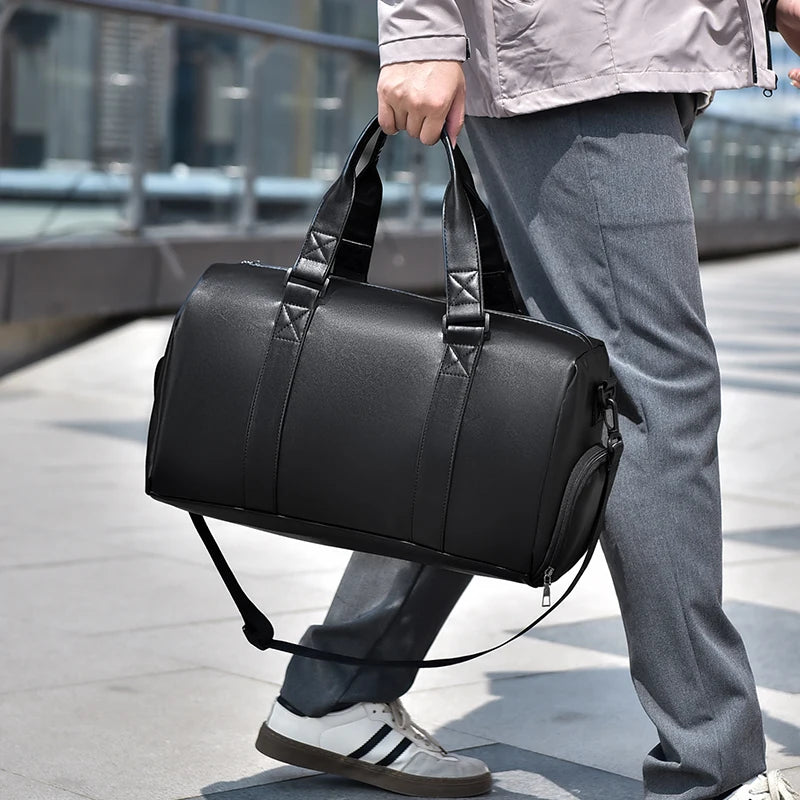 LargeCapacityTravelBag,Gym Bag,Separation of Wet and Dry,Independent shoe compartment,Suitablefortravel,fitness,weekend vacation