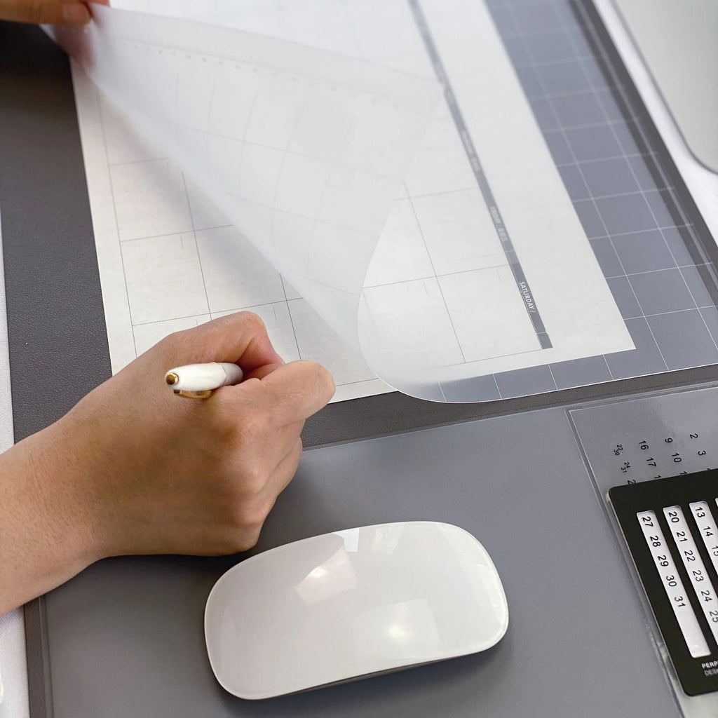 Desk Protect Pad Desk Mat Desk Writing Pad Desk Mouse Keyboard Pad PU Leather Office Desk Mat ,for Keyboard Laptop Home Office