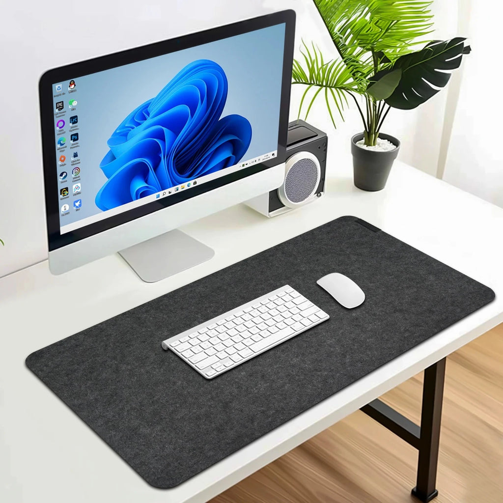Desk Mat Large Mouse Keyboard Pad Computer Desktop Protector Non-Slip Base for Office Home Durable Washable