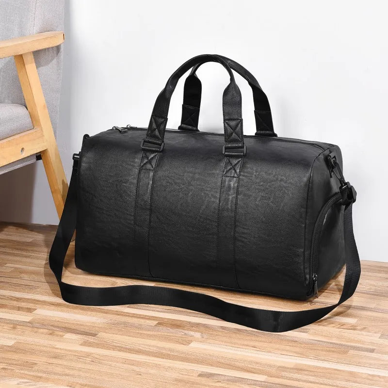 Largecapacity travel bag,gym tote bag with multiple compartments and adjustable shoulder straps,perfect for weekend getaways,gym