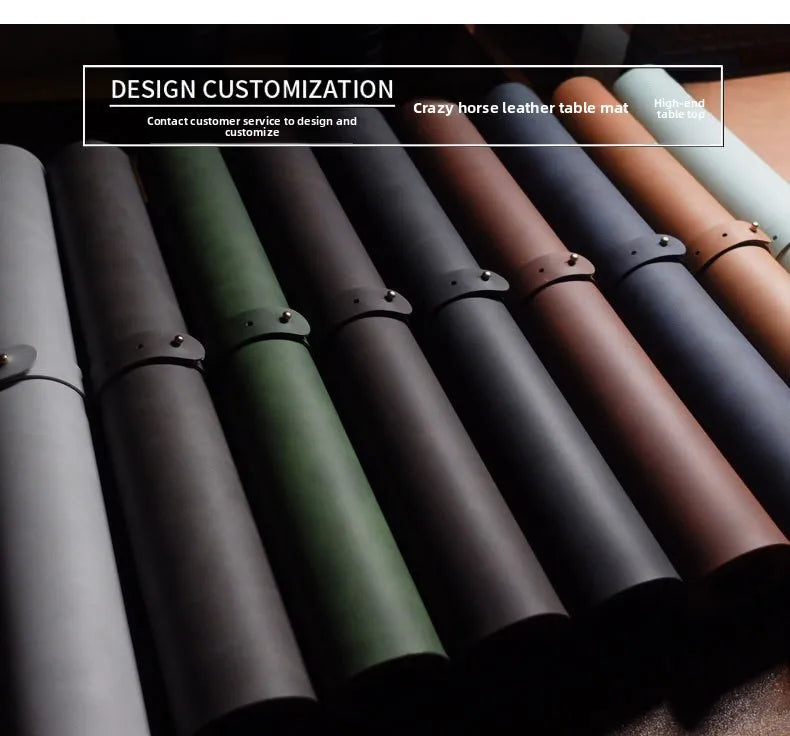 Desk Mat Waterproof PU Mouse Pad Large Mousepad Laptop Non-slip Desk Pad Keyboard Mats Mouse Mat Mouse Wrist Guard Three Pieces