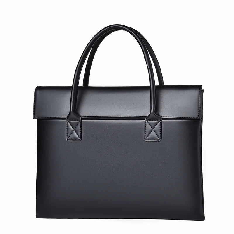 Large Capacity Laptop Bag - Stylish and durable briefcase with multiple compartments for daily essentials and laptop accessories