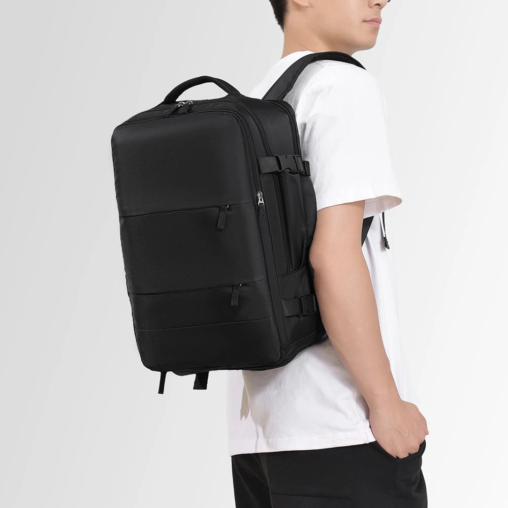 Large capacity multifunctional backpack, multiple compartments, suitable for travel, school and daily use, travel backpack