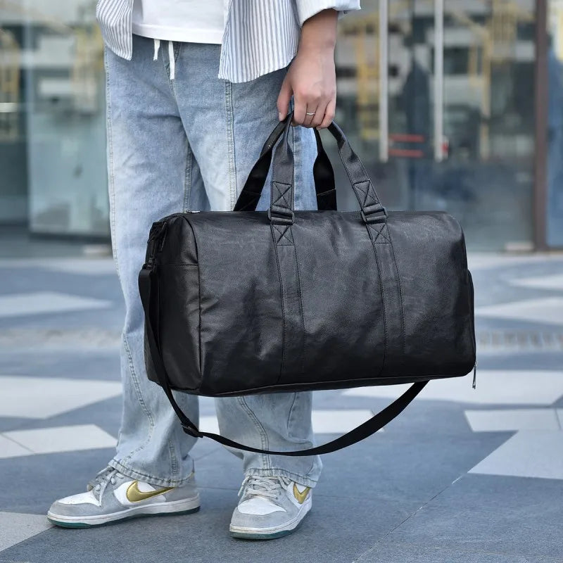 Largecapacity travel bag,gym tote bag with multiple compartments and adjustable shoulder straps,perfect for weekend getaways,gym