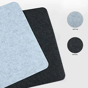 Felt Desk Mat Computer Mat for Desk(31.5x15.7Inches) Large Felt Mouse Pad and Keyboard Mat Desk Protector for Office | Dark Gray