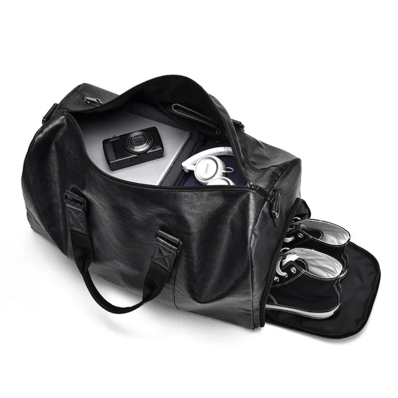 Largecapacity travel bag,gym tote bag with multiple compartments and adjustable shoulder straps,perfect for weekend getaways,gym