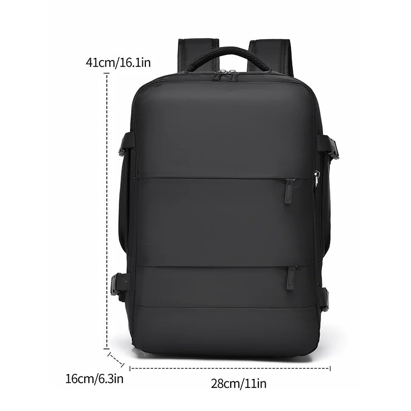 Large capacity multifunctional backpack, multiple compartments, suitable for travel, school and daily use, travel backpack