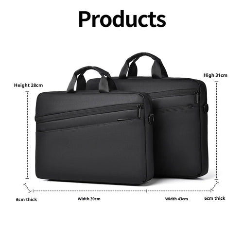 Laptop Bag 15.6-17.3 Inch,Business Briefcase,shoulder bag for men ,adjustable shoulder strap, suitable for daily commuting